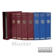 Schaubek A-802/06N Album Belgium 2005-2009 Standard, In A Blue Screw Post Binder, Vol. VI, Without Slipcase - Komplettalben