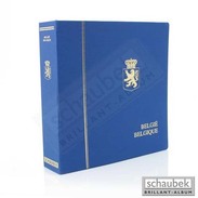 Schaubek A-802/07b Album Belgium 2010-2014 Brillant In A Blue Screw Post Binder, Vol. VII, Without Slipcase - Komplettalben