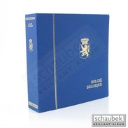 Schaubek A-802/07N Album Belgium 2010-2014 Standard, In A Blue Screw Post Binder, Vol. VII, Without Slipcase - Reliures Et Feuilles