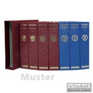 Schaubek A-809/01B Album Vatican 1852-1979 Brillant, In A Blue Screw Post Binder, Vol. I, Without Slipcase - Komplettalben