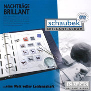 Schaubek A-846/02B Album Aland 2010-2017 Brillant, In A Blue Screw Post Binder, Vol. II - Binders With Pages
