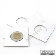 Schaubek Numismatik Münzrähmchen, Selbstklebend - 39,5 Mm MZR39,5 - Supplies And Equipment