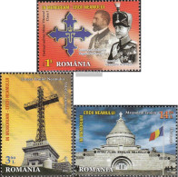 Romania 6840-6842 (complete Issue) Unmounted Mint / Never Hinged 2014 Heldengedenken - Neufs