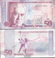 Armenia Pick-number: 41 Uncirculated 1998 50 Dram - Arménie