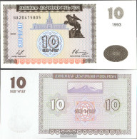 Armenia 33a Uncirculated 1993 10 Drams - Armenien