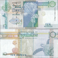 Seychelles Pick-number: 36b Uncirculated 2010 10 Rupees - Seychellen