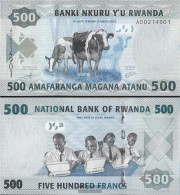 Rwanda Pick-number: 38 Uncirculated 2013 500 Francs - Rwanda
