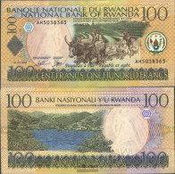 Rwanda Pick-number: 29b Uncirculated 2003 100 Francs Cattle - Ruanda