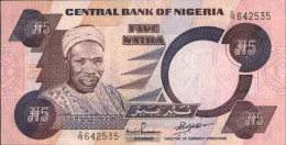 Nigeria Pick-number: 24f Uncirculated 2001 5 Naira - Nigeria