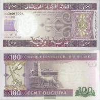 Mauritania Pick-number: 16a Uncirculated 2011 100 Ouguiya - Mauritania