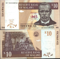 Malawi Pick-number: 51 Uncirculated 2004 10 Kwacha - Malawi