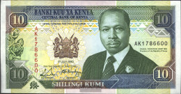 Kenya Pick-number: 24b Uncirculated 1990 10 Schillings - Kenia