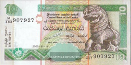 Sri Lanka Pick-number: 108e Uncirculated 2005 10 Rupees - Sri Lanka