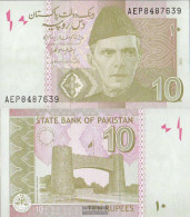 Pakistan Pick-number: 45j Uncirculated 2015 10 Rupees - Pakistan