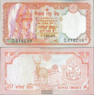 Nepal Pick-number: 38b Uncirculated 1988 20 Rupees - Népal