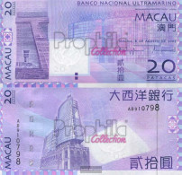 Macao Pick-number: 81a Uncirculated 2005 20 Patacas - Macau