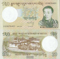 Bhutan Pick-number: 30b Uncirculated 2013 20 Ngultrum - Bhután