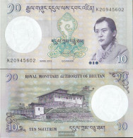 Bhutan Pick-number: 29b Uncirculated 2013 10 Ngultrum - Bhután