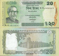 Bangladesh Pick-number: 55Aa Uncirculated 2012 20 Taka - Bangladesh