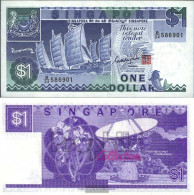 Singapore Pick-number: 18a Uncirculated 1987 1 US Dollars - Singapour
