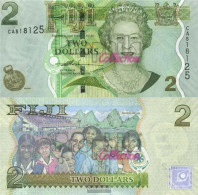 Fiji-Islands Pick-number: 109a Uncirculated 2007 2 Dollars - Fidji