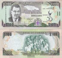Jamaica Pick-number: 90 Uncirculated 2012 100 Dollars - Jamaique