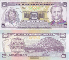 Honduras Pick-number: 90 (2010) Uncirculated 2010 2 Lempiras - Honduras