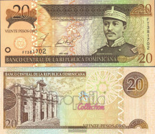 Dominican Republic Pick-number: 169b Uncirculated 2002 20 Pesos Oro - República Dominicana