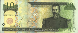 Dominican Republic Pick-number: 165b Uncirculated 2001 10 Pesos - Dominikanische Rep.