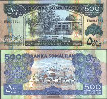 Somaliland Pick-number: 6e Uncirculated 2005 500 Shillings - Somalia