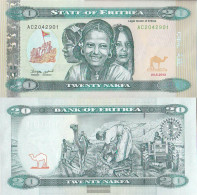 Eritrea Pick-number: 12 Uncirculated 2012 20 Nakfa - Eritrea