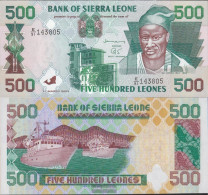 Sierra Leone Pick-number: 23d Uncirculated 2003 500 Leones - Sierra Leona