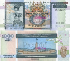 Burundi Pick-number: 39d Uncirculated 2006 1.000 Francs - Burundi