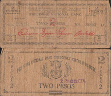 Philippines Pick-number: S577a Strong Used (IV) 1942 2 Pesos - Filipinas