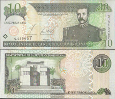 Dominican Republic Pick-number: 168b Uncirculated 2002 10 Pesos - Dominikanische Rep.