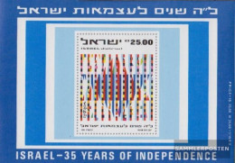 Israel Block23 (complete Issue) Unmounted Mint / Never Hinged 1983 35 Years Independence - Nuevos (sin Tab)