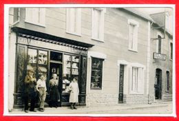 A IDENTIFIER -- Carte Photo - Epicerie - Mercerie - Vve PIEDAGNEL ( Normandie ? ) - Magasins