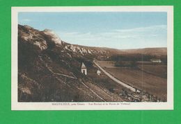 Carte Postales  1 HAUTES ISLE Pres De Gasny Les Rochers De La Route De Vetheuil - Autres & Non Classés