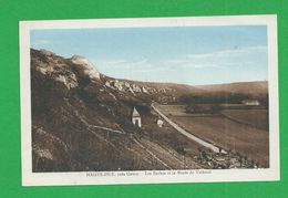 Carte Postales  2 HAUTES ISLE Pres De Gasny Les Rochers De La Route De Vetheuil - Autres & Non Classés