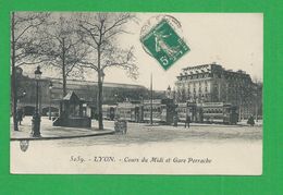 Carte Postales LYON Cours Duu Midi Et Gare Perrache - Autres & Non Classés