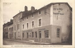 CPA Brioux Sur Boutonne Biscuiterie Abel Gaurichon Et Cie - Brioux Sur Boutonne