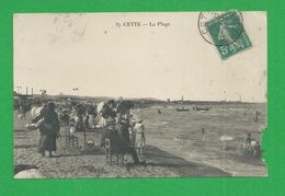 Carte Postales  CETTE La Plage - Sete (Cette)