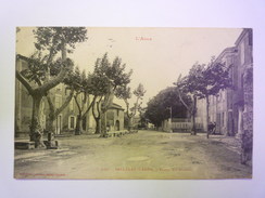 SALLELES-D'AUDE  (Aude)  :  Place Du  PORTAIL   1907    - Salleles D'Aude