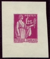 Lot N°4005 France N°370 Epreuve D'Atelier En Lilas Neuf ** LUXE - Artist Proofs