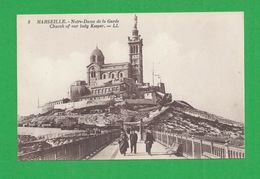 Carte Postales  MARSEILLE  Notre Dame - Notre-Dame De La Garde, Aufzug Und Marienfigur