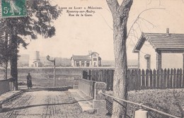Carte 1908 LIGNE DE LIART A MEZIERES / ROUVROY SUR AUDRY / RUE DE LA GARE - Otros Municipios
