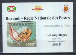 M59. Burundi - MNH - Marine Life - Sea Shells - 2012 - Deluxe - Vie Marine
