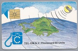 Telefoonkaart. TEL-EM N.V. - PHONECARD. 60 Units.  2 Scans - Antillen (Niederländische)