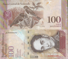 Venezuela Pick-number: 93i Uncirculated 2015 100 Bolivares - Venezuela
