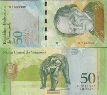 Venezuela Pick-number: 92e Uncirculated 2011 50 Bolivares - Venezuela